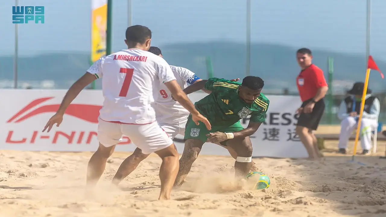 المنتخب السعودي لكرة القدم الشاطئية يتأهل لنصف نهائي دورة الألعاب الآسيوية سانيا